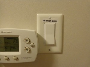 Run the ventilation fan
