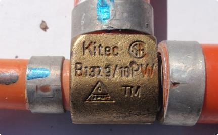 Example of a Kitec Fitting